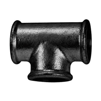 Tê simples ferro preto Atusa 1.1/2" F