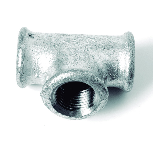 Tê simples galvanizado 3/4" F Tê simples galvanizado 3/4" F