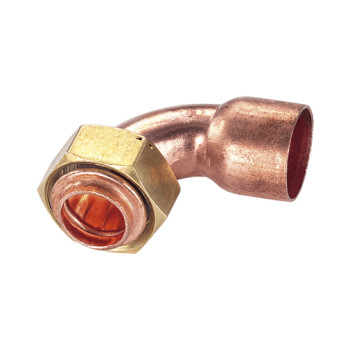 Terminal curvo 90º Hecapo 22 mm x 3/4" F sem precinto