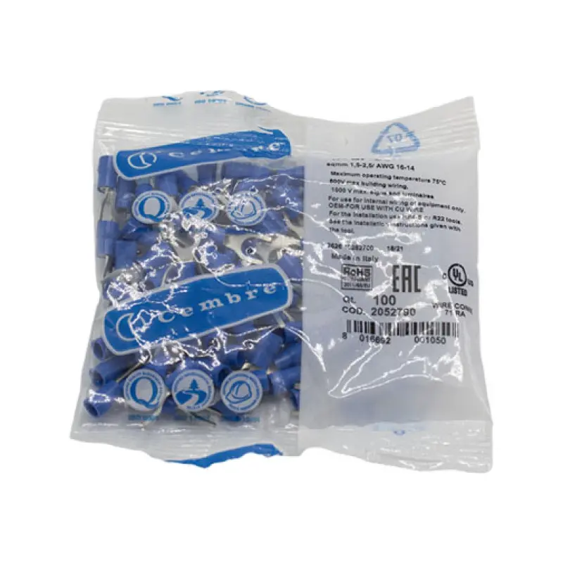 Terminal forquilha BF-U6 1,5/2,5 mm2 Terminal forquilha BF-U6 1,5/2,5 mm2