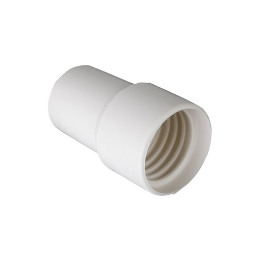 Terminal mangueira 38 mm branco Terminal mangueira 38 mm branco