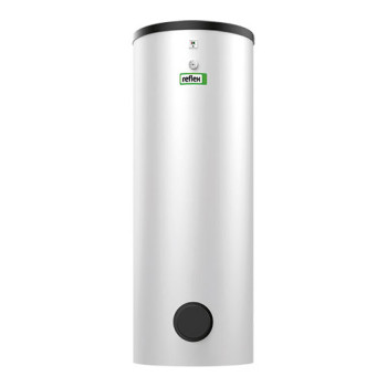 Termoacumulador 400 L Reflex vitrificado 2 serpentinas para bomba calor