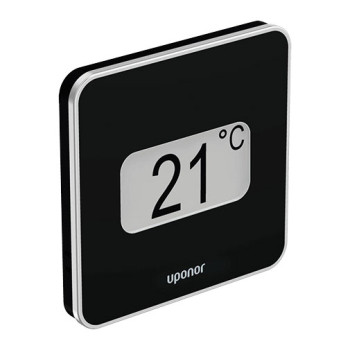 Termostato digital Uponor Smatrix Base HR Style T-149 Bus preto Termostato digital Uponor Smatrix Base HR Style T-149 Bus preto