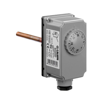 Termostato imersão Caleffi regulável com bainha Termostato imersão Caleffi regulável com bainha