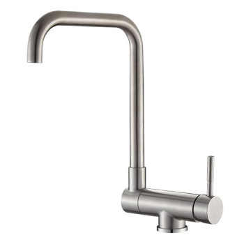 Torneira bancada inox rebatível