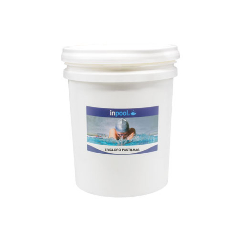 Tricloro Inpool 25 kg em pastilhas 200 g Tricloro Inpool 25 kg em pastilhas 200 g