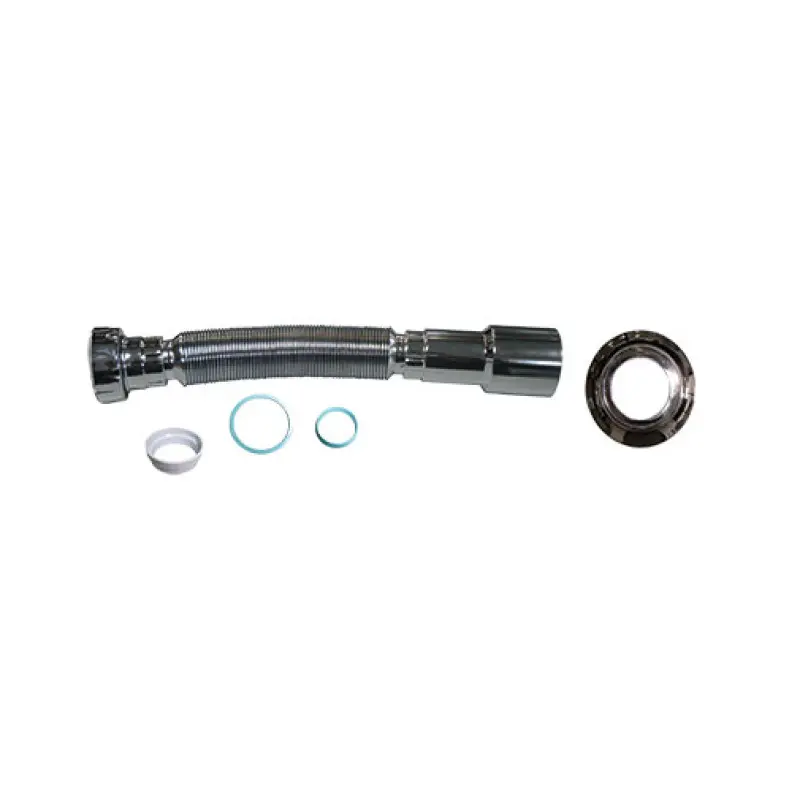 Tubo flexível 1.1/2" x 40/50 mm com vedação lisa/cónica - 800 mm Tubo flexível 1.1/2" x 40/50 mm com vedação lisa/cónica - 800 mm