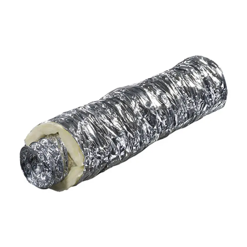 Tubo flexível isolante alumínio 100 mm Tubo flexível isolante alumínio 100 mm