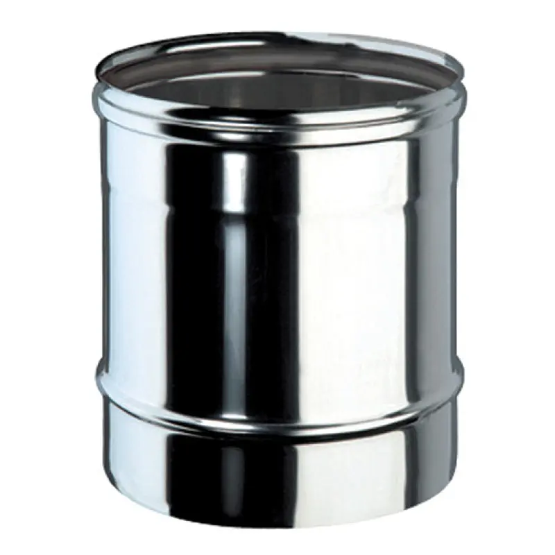 Tubo rígido parede simples inox 304 Expo Inox 0,25 m 100 mm