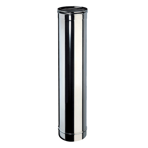 Tubo rígido parede simples inox 304 Expo Inox 1 m 125 mm Tubo rígido parede simples inox 304 Expo Inox 1 m 125 mm