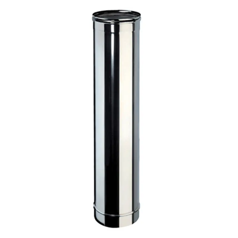 Tubo rígido parede simples inox 304 Expo Inox 1 m 150 mm Tubo rígido parede simples inox 304 Expo Inox 1 m 150 mm