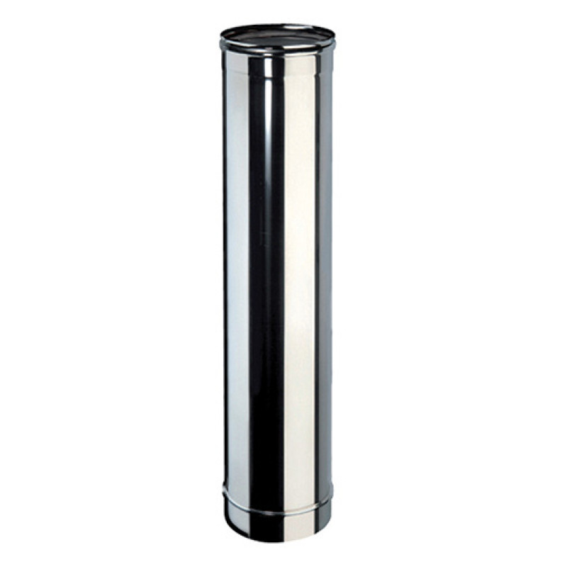 Tubo rígido parede simples inox 304 Expo Inox 1 m 200 mm Tubo rígido parede simples inox 304 Expo Inox 1 m 200 mm