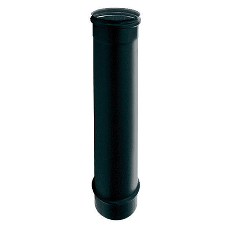 Tubo rígido parede simples inox 316L preto Expo Inox 0,5 m 80 mm Tubo rígido parede simples inox 316L preto Expo Inox 0,5 m 80 mm