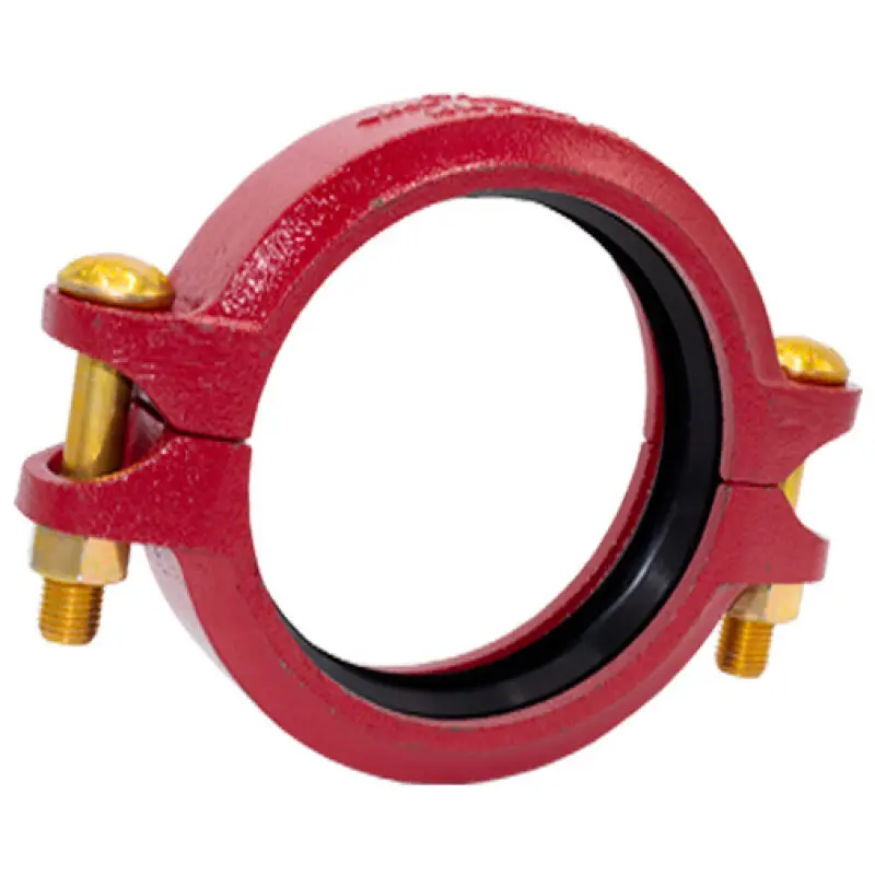 União flexível ranhurada Atusa 4" com 2 parafusos