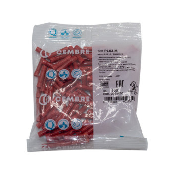 União isolada PL03M 0,25/1,5 mm2 União isolada PL03M 0,25/1,5 mm2