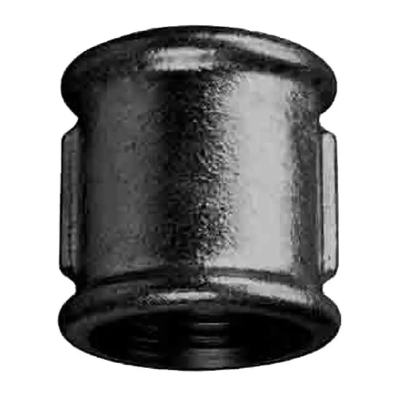 União simples ferro preto Atusa 1/2" F