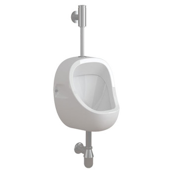 Urinol simples Sanitana Mini branco com emboque Urinol simples Sanitana Mini branco com emboque