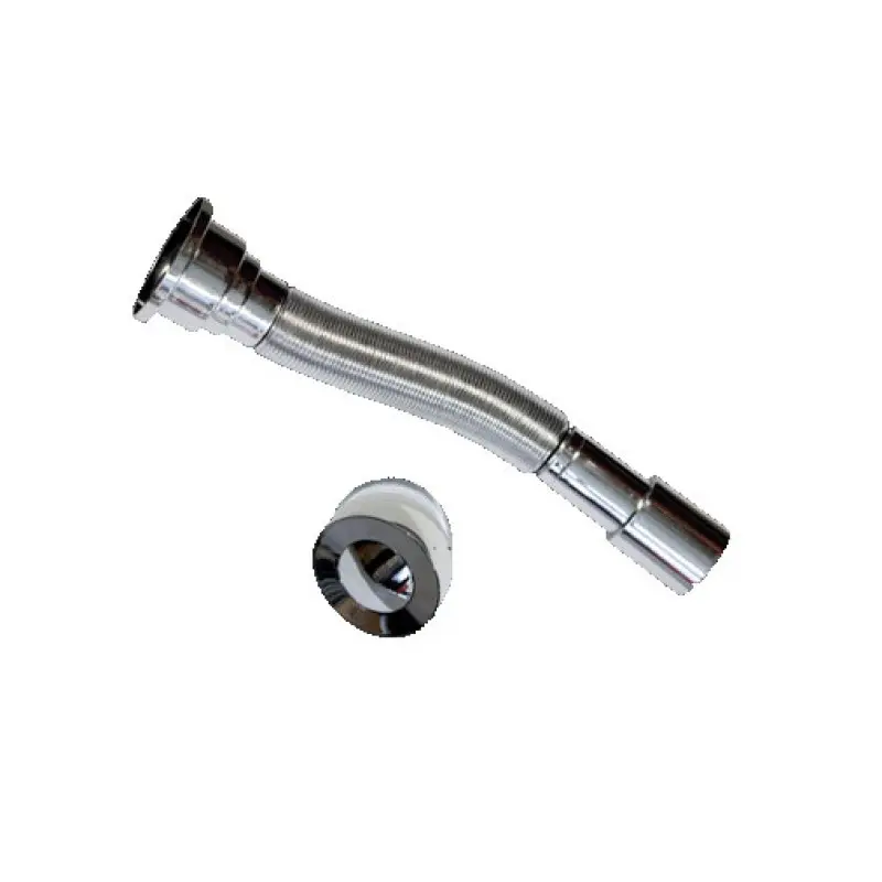 Válvula clic-clac 1.1/2" com tubo flexível cromado Válvula clic-clac 1.1/2" com tubo flexível cromado