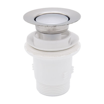 Válvula clic-clac com corpo plástico Válvula clic-clac com corpo plástico