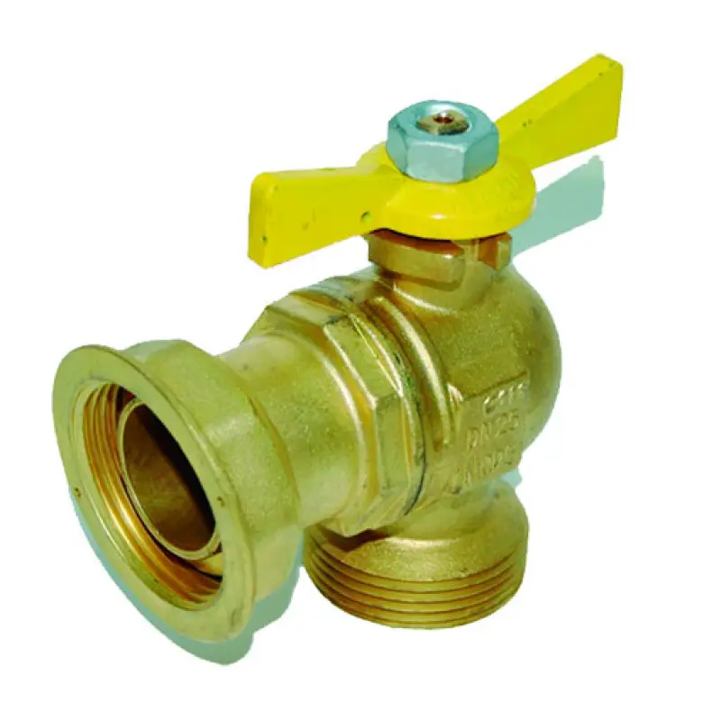 Válvula corte rápido 90º Arco Série TER 1.1/4" M x porca louca 1.1/4" com manípulo Válvula corte rápido 90º Arco Série TER 1.1/4" M x porca louca 1.1/4" com manípulo