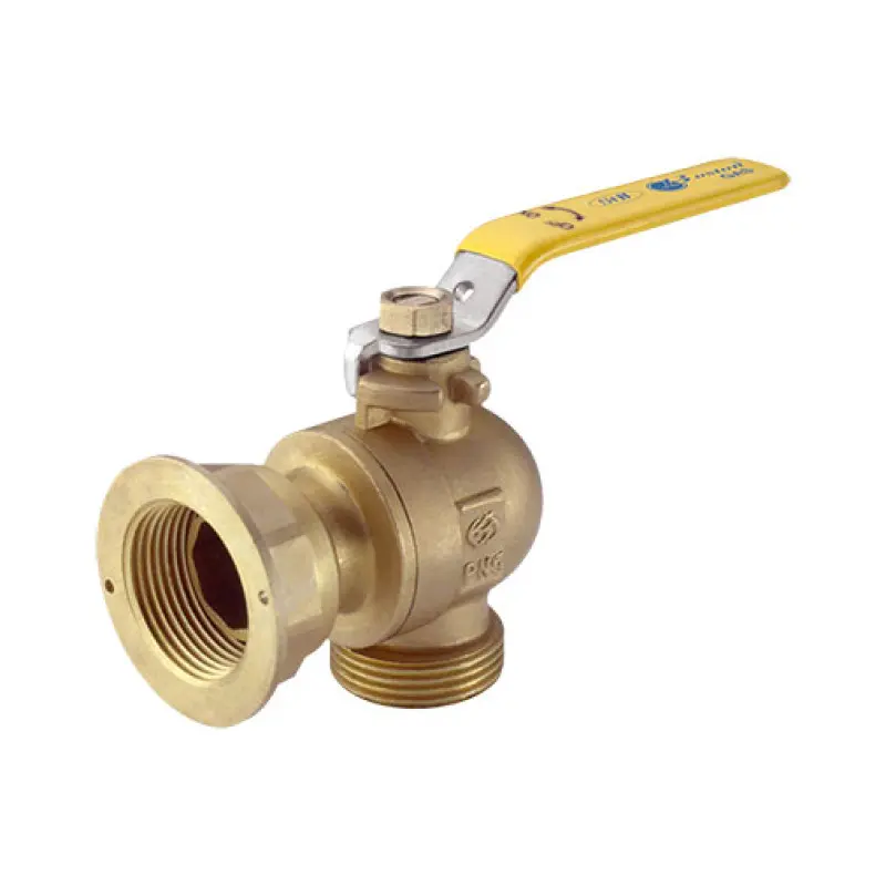Válvula corte rápido 90º Standard Hidráulica 1.1/4" com alavanca e porca louca