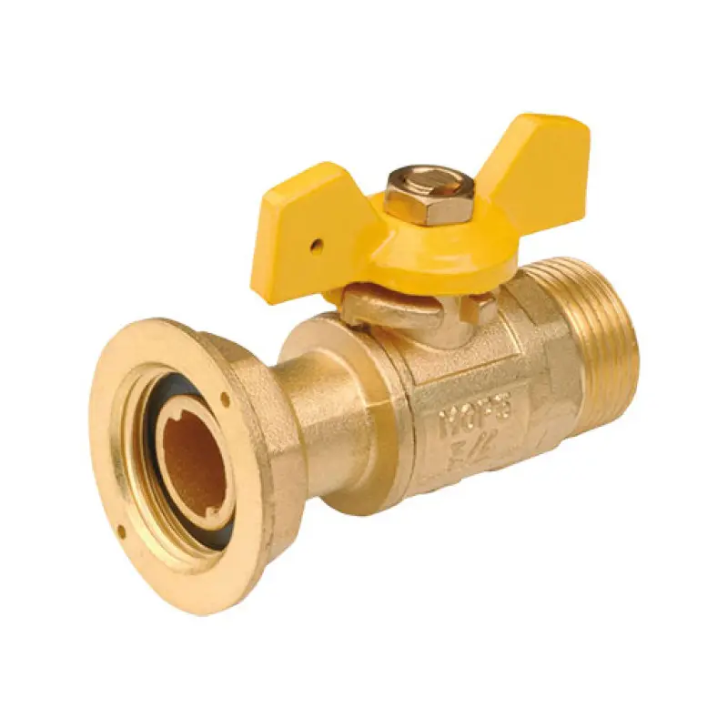 Válvula corte rápido Standard Hidráulica 3/4" M x 1.1/4" M borboleta com porca louca Válvula corte rápido Standard Hidráulica 3/4" M x 1.1/4" M borboleta com porca louca