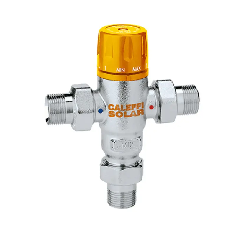 Válvula misturadora termostática Caleffi 1/2" M para instalçaões solares Válvula misturadora termostática Caleffi 1/2" M para instalçaões solares