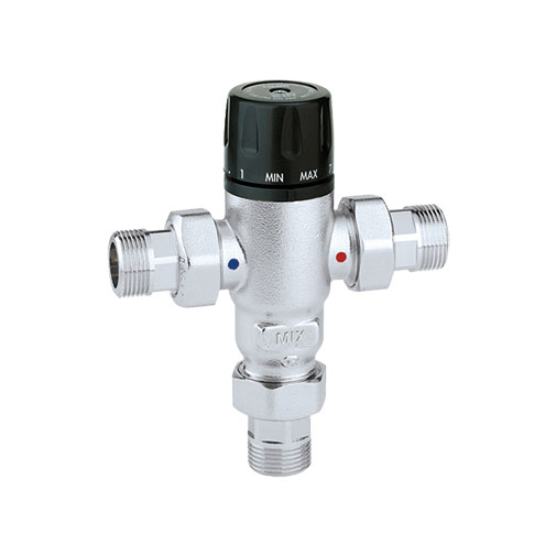 Válvula misturadora termostática Caleffi 3/4" 30 a 65ºC anticalcário Válvula misturadora termostática Caleffi 3/4" 30 a 65ºC anticalcário