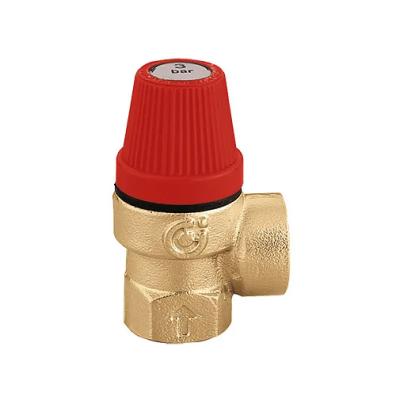 Válvula segurança Caleffi 1/2" F x 1/2" F 6 bar Válvula segurança Caleffi 1/2" F x 1/2" F 6 bar