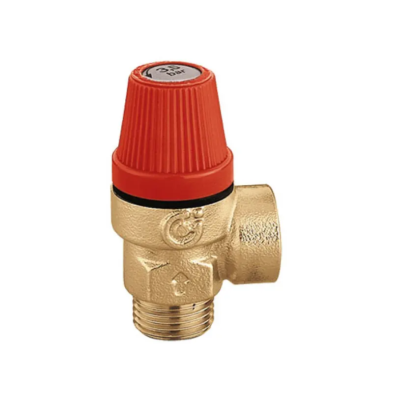 Válvula segurança Caleffi 1/2" M x 1/2" F 4 bar Válvula segurança Caleffi 1/2" M x 1/2" F 4 bar