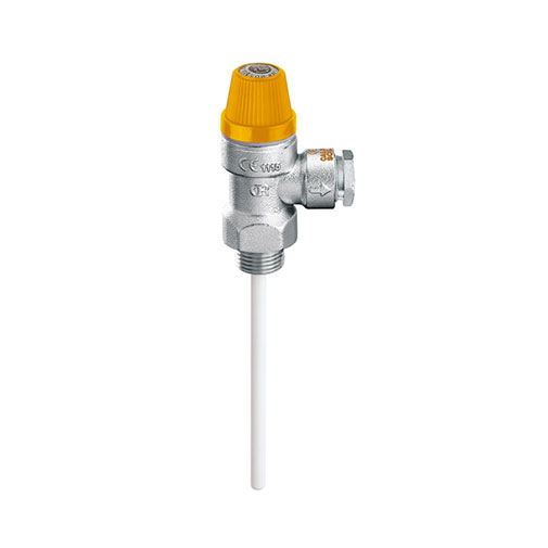 Válvula segurança térmica Caleffi 1/2" M x 15 mm 6 bar Válvula segurança térmica Caleffi 1/2" M x 15 mm 6 bar