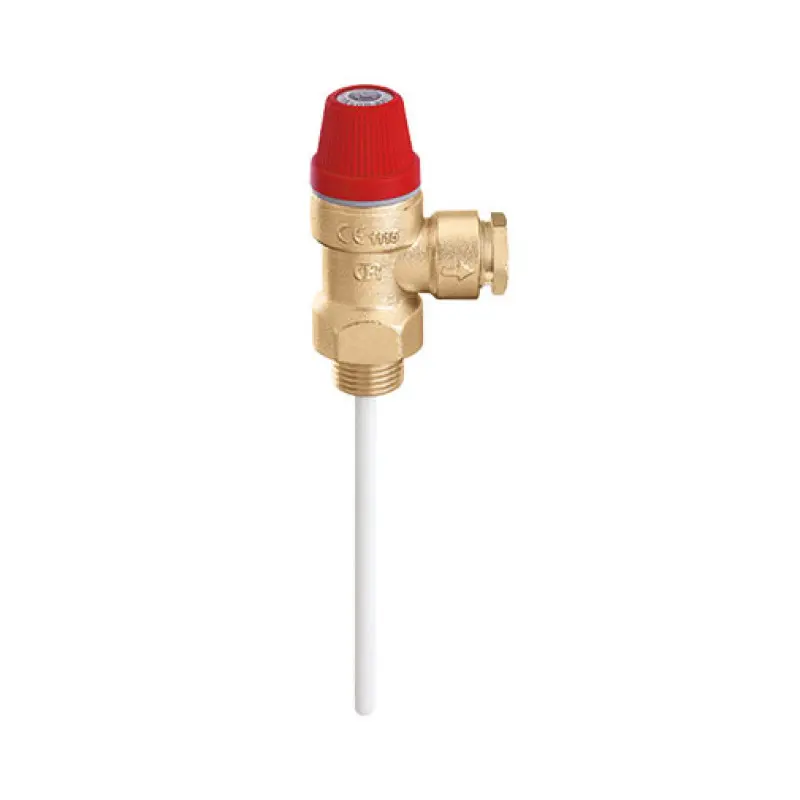 Válvula segurança térmica Caleffi 3/4" M x 22 mm 3 bar Válvula segurança térmica Caleffi 3/4" M x 22 mm 3 bar