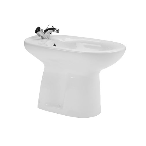 Bidé Sanindusa Aveiro branco com fixação Bidé Sanindusa Aveiro branco com fixação