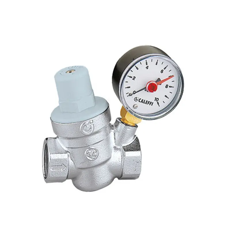 Válvula redutora pressão Caleffi 3/4" FF com manómetro Válvula redutora pressão Caleffi 3/4" FF com manómetro