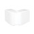 Ângulo exterior variável Efapel Série 10 20 x 12,5 mm branco