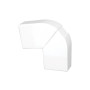 Ângulo plano variável Efapel Série 10 32 x 16 mm branco