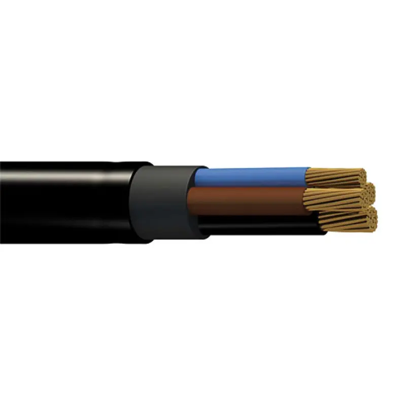 Cabo elétrico rígido XV/VV 2x10 preto Cabo elétrico rígido XV/VV 2x10 preto
