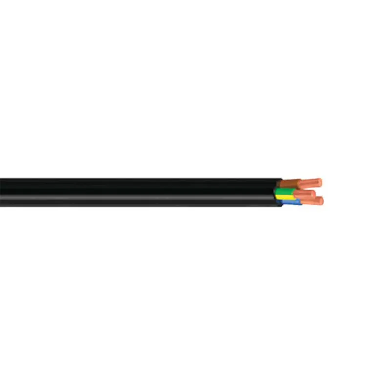 Cabo elétrico rígido XV/VV 4G2,5 preto Cabo elétrico rígido XV/VV 4G2,5 preto