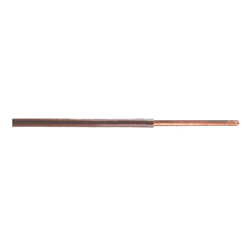 Fio elétrico flexível FV H05V-K 0,75 mm2 castanho Fio elétrico flexível FV H05V-K 0,75 mm2 castanho