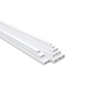 Calha técnica adesiva Efapel Série 10 12 x 7 mm branca Calha técnica adesiva Efapel Série 10 12 x 7 mm branca