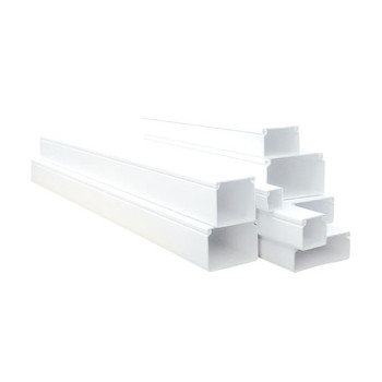 Calha técnica plástica Efapel Série 13 100 x 60 mm branca - 2 m Calha técnica plástica Efapel Série 13 100 x 60 mm branca - 2 m