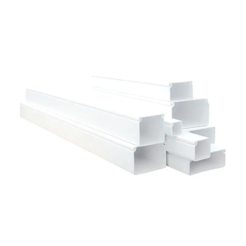 Calha técnica plástica Efapel Série 13 100 x 60 mm branca - 2 m