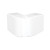 Ângulo exterior Efapel Série 10 90 x 50 mm branco