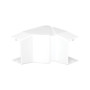 Ângulo interior variável Efapel Série 10 20 x 12,5 mm branco