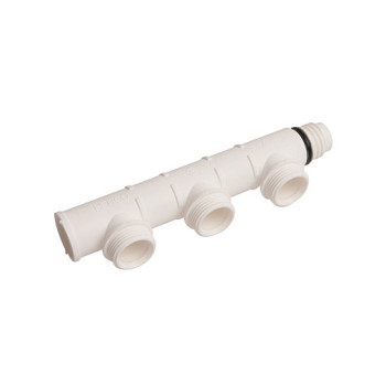 Coletor sintético com 2 saídas roscadas Coletor sintético com 2 saídas roscadas