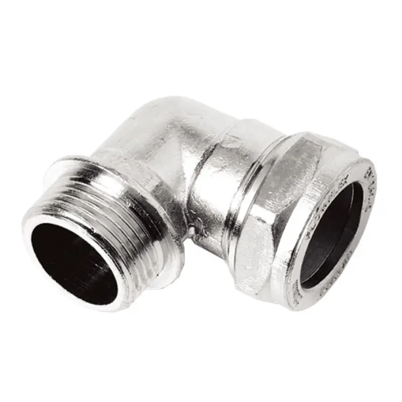 Joelho 90º bicone Flowflex 35 mm x 1.1/4" M Joelho 90º bicone Flowflex 35 mm x 1.1/4" M