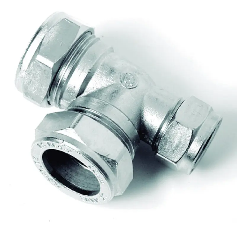Tê redução bicone Flowflex 22 x 22 x 18 mm Tê redução bicone Flowflex 22 x 22 x 18 mm