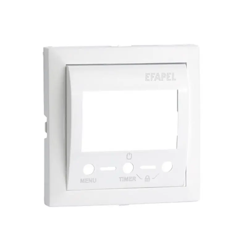 Centro Efapel Série Logus 90 branco para termostato Centro Efapel Série Logus 90 branco para termostato