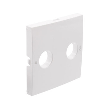 Centro Efapel Série Logus 90 branco para tomada R-TV Centro Efapel Série Logus 90 branco para tomada R-TV