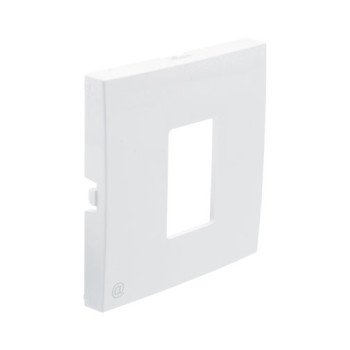 Centro Efapel Série Logus 90 branco para tomada RJ 45 Centro Efapel Série Logus 90 branco para tomada RJ 45